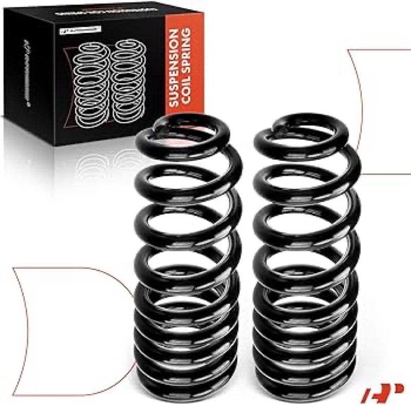 A-Premium 2Pcs Front Suspension Coil Spring Set Compatible with Ford E-150 2003-2006, E-150 Econolin