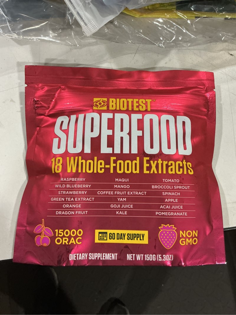 Condition photo showing New/Like New for biotest superfood - berry-dense polyphenols - 30 servings