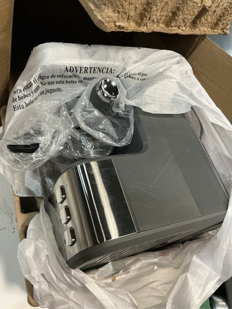 Condition photo showing As Is for Mr. Coffee Compact Espresso Maker, Espresso Machine With Steam Wand, 15-Bar Pump Automatic Espresso Machine