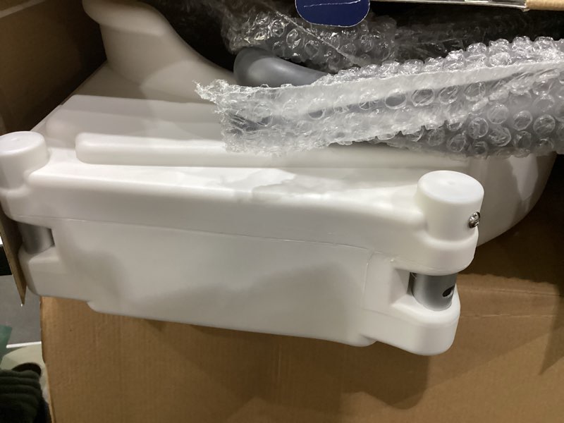 Condition photo showing Good Condition for bath safetyraised toilet seat product description: elev.toilet seat w/ remarms,rtl,1 ea