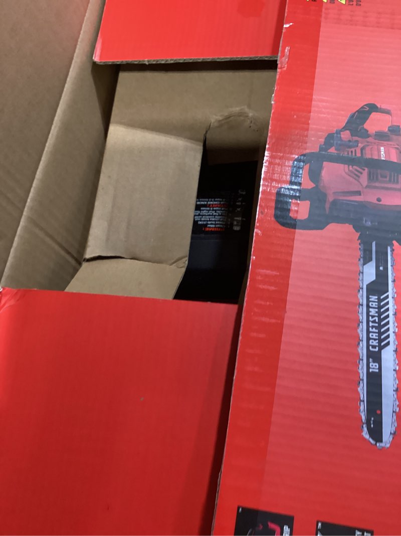 Condition photo showing Good Condition for craftsman s1800 42-cc 2-cycle 18-in gas chainsaw
