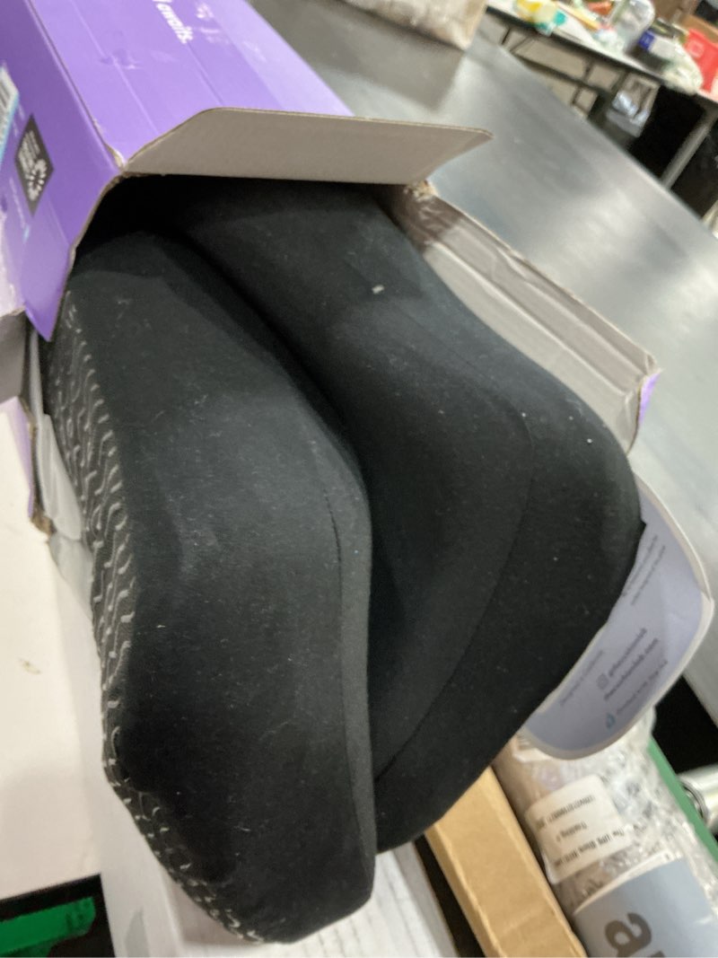 Condition photo showing New/Like New for cushion lab patented pressure relief seat cushion for long sitting hours on office & home chair - extra-dense memory foam for soft support. car pad for hip, tailbone, coccyx, sciatica - black