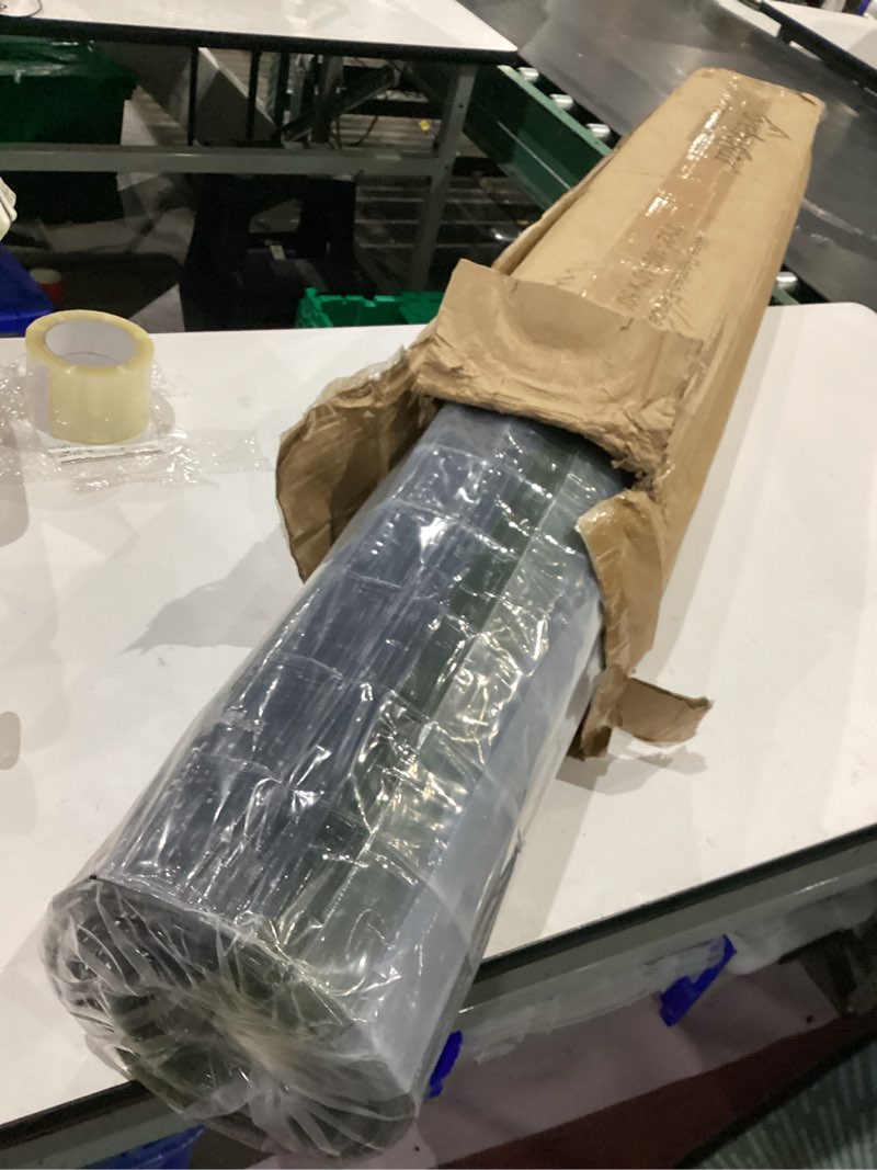 Condition photo showing New/Like New for black pvc coated welded wire fence 48 inch x 50 foot, 2 inch x 3 inch 16ga, garden border fencing roll vinyl coating metal wire mesh for yard vegetable plant protection poultry netting 2''x3'' 16ga 48''x50' black