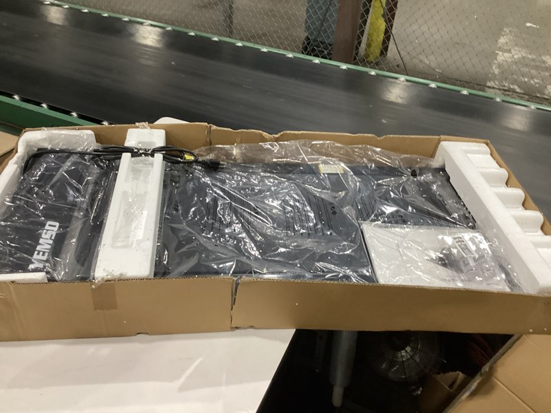 Condition photo showing New/Like New for walking pad, under desk treadmill for home and office, 2 in 1 portable walking pad treadmill with remote control, led display, 330lbs weight capacity