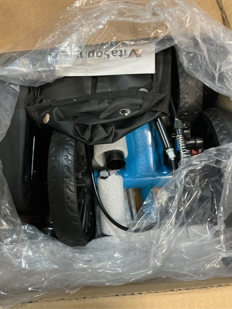 Condition photo showing Good Condition for Knee Scooter with Disc Brake, Steerable Knee Walker for Adults,Foldable Rover Scooter for Broken Foot Injured Leg Crutch,Blue