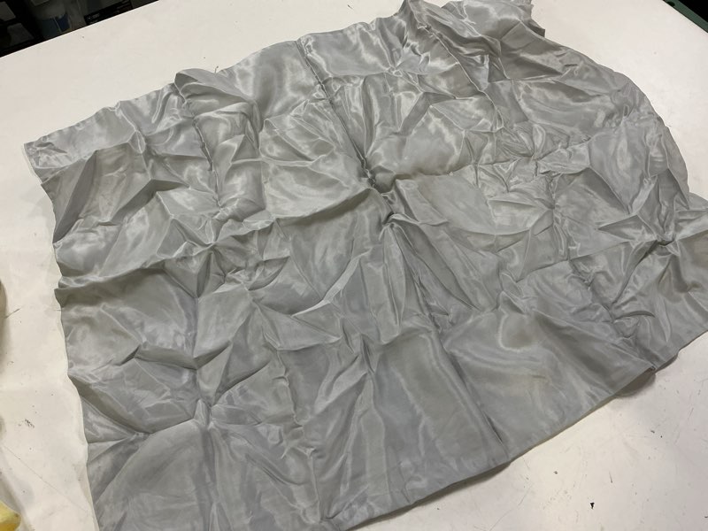 Condition photo showing Good Condition for 100% mulberry silk pillowcase, standard, silver