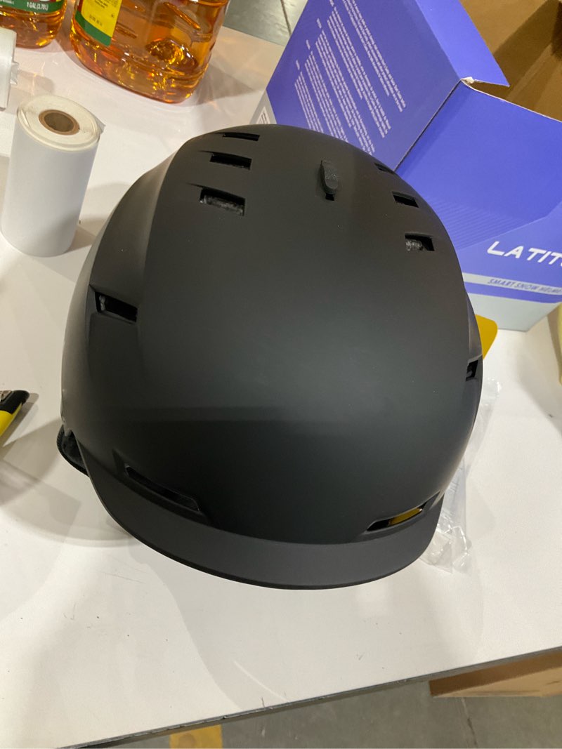 Condition photo showing Good Condition for sena latitude snow helmet with built in speakers and microphone, bluetooth intercom, hands-free open communication, listen to music large latitude