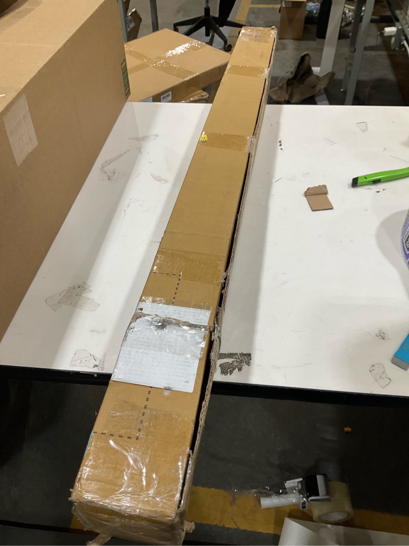 Condition photo showing Good Condition for TEEMOO Olympic EZ Curl Barbell Bar, 47" Curl Bar with 2 Spring Collars, Curling bar for Weight Lifting, Squat, Hip Thrusts, Biceps, 500lb Weight Capacity, E-Coat Finish for 2 inch Weight Plates (Black)