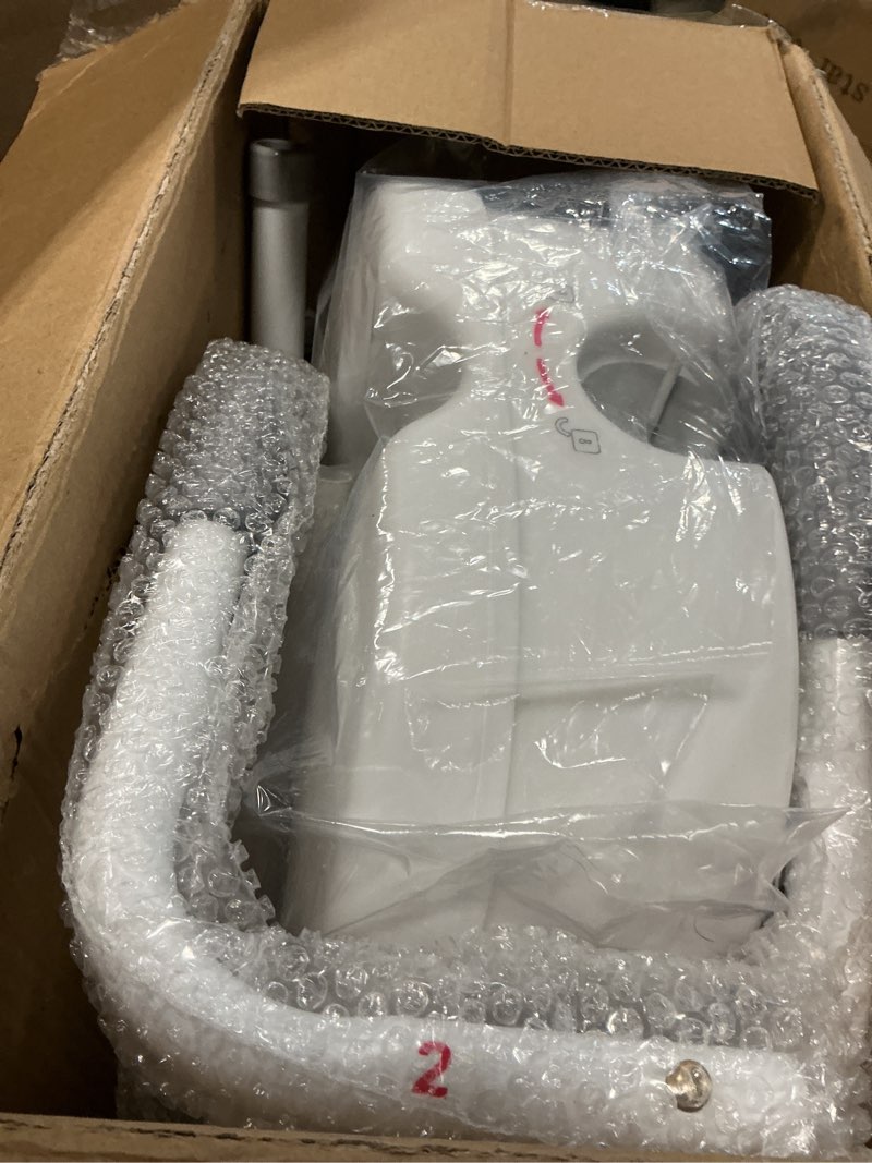 Condition photo showing Good Condition for Raised Toilet Seat with Handles for Elderly - Toilet Seat Risers for Seniors with Adjustable Padded Arms - Elevated Toilet Safety Seat for Standard or Elongated Commode