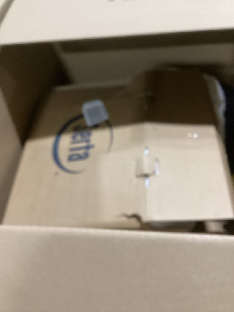 Condition photo showing As Is for Serta Goose Feathers Down Fiber Comforter Twin Size Duvet Insert,100% Cotton,Hotel Luxury Hypoallergenic Comforter 43oz All Season Medium Warmth 68 x 90 in White