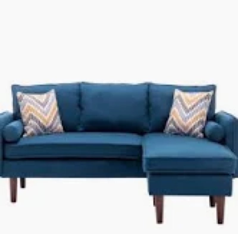 (INCOMPLETE) Dark Grey L Shaped Sofa