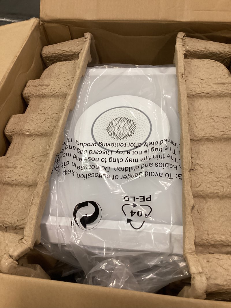 Condition photo showing New/Like New for Consciot 160CFM Bathroom Exhaust Fan with Bluetooth Speaker & LED Light, 1500Lm 3 Color Temperature, 7 RGB Light, Nightlight, Remote Control, Quiet 0.8 Sone Ventilation Fan, 11.39'' x 10.42'' Mounting 110/160CFM+Bluetooth Speaker