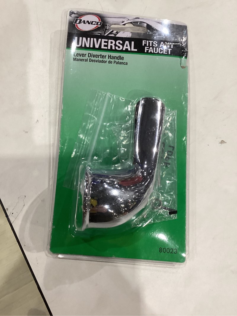 Condition photo showing Good Condition for danco 80023 ergonomic lever div handle chrome ergo lever diverter handle - each