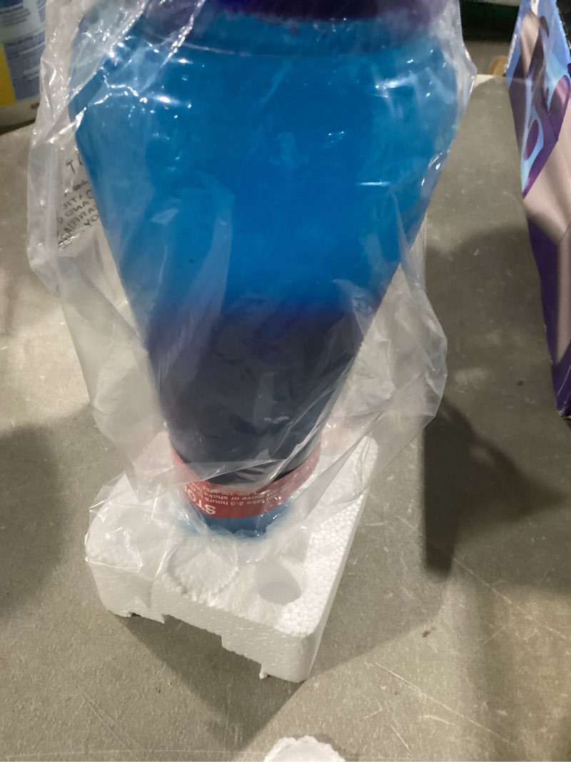 Condition photo showing Good Condition for the original lava® lamp - 14.5" aurora borealis – classic liquid motion lamp - purple wax and blue liquid - item #2047 (amazon exclusive) retro