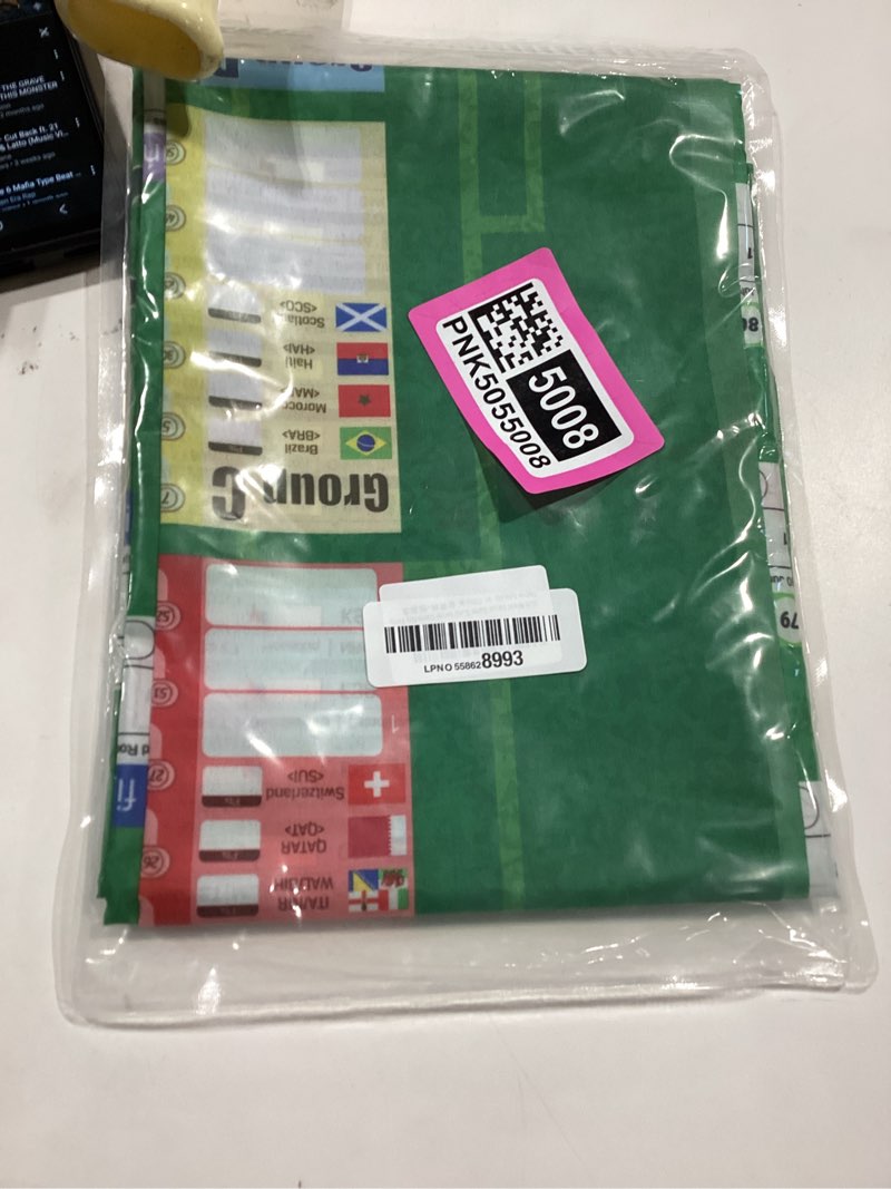 Condition photo showing Good Condition for world soccer cup 2026 merchandise for fans, 59 x 40 inches world soccer cup schedule poster, predict