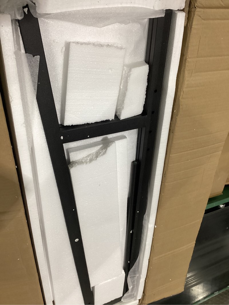 Condition photo showing Good Condition for over the toilet storage cabinet with 2-door design bathroom organizers and storage with anti-tip device over toilet organizer with shelves for bathroom,restroom,laundry black