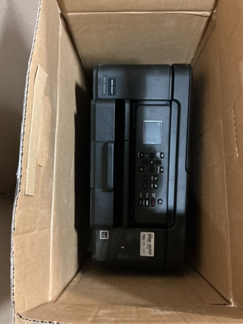 Condition photo showing As Is for brother work smart 1360 wireless color inkjet all-in-one printer with automatic duplex printing and 1.8” color display | includes refresh subscription trial(1) (mfc-j1360dw) (uses lc501 series inks) current model: mfcj1360dw new