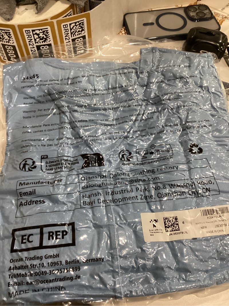 Condition photo showing New/Like New for Womens 2 Piece Lounge Sets Casual Cropped Sweatshirts Drawstring Ruffle Shorts Matching Set Fall Loose Sweatsuits Blue Medium