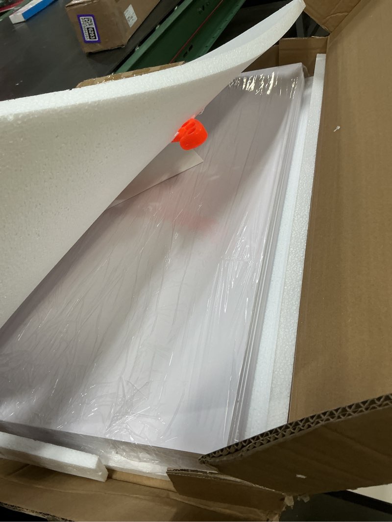 Condition photo showing Good Condition for wire rack covers for shelves, 28*16 inch wires shelf ccover, shelfs covers for wire shelving, easy to cut install wires shelf 0.31-inch thick moisture durable shelfs liner for kitchen, pantry white white 28w x 16d