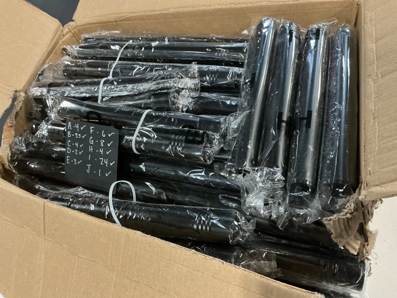 Condition photo showing Good Condition for goovilla room divider for room separation, tension curtain rods no drilling, 4-10ft(h) 28-171inch(w) adjustable temporary privacy wall divider, heavy duty freestanding space partition separator, black 28-171 inch black