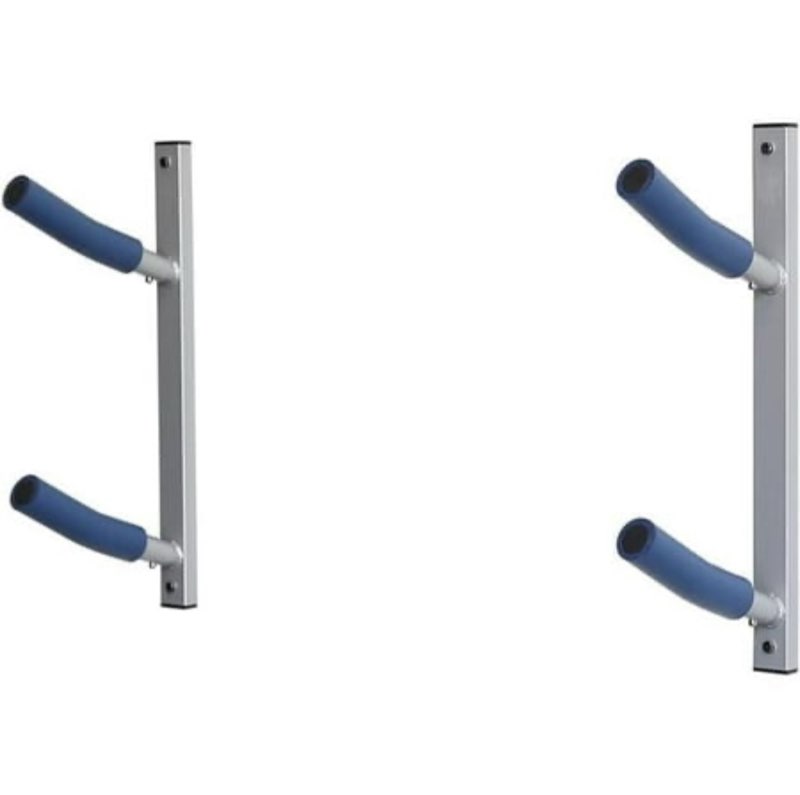 Sparehand Systems Wall Mount Storage Rack for Surfboard - Wakeboard - Water Ski - Snowboard - Snowshoe & Snow Sled  Black