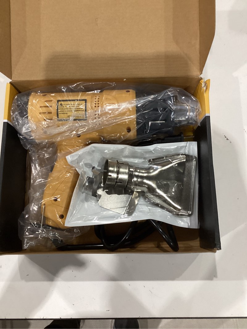 Condition photo showing Good Condition for SEEKONE Heat Gun 1800W 122?-1202??50?- 650??Fast Heating Heavy Duty Hot Air Gun Kit Variable Temperature Control Overheat Protection with 4 Nozzles for Crafts, Shrinking PVC, Stripping Paint(5.2FT)