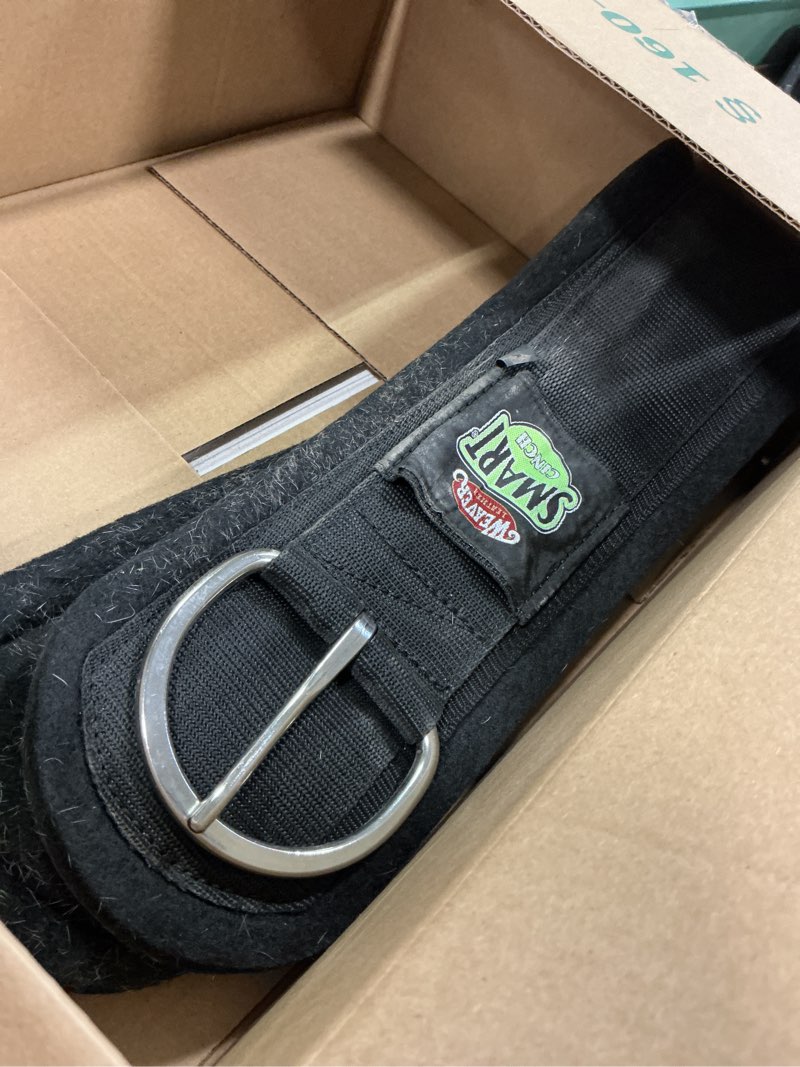 Condition photo showing As Is for Weaver LeatherFELT/LN Smart Cinch,Strt,BR,32 32-Inch Brown