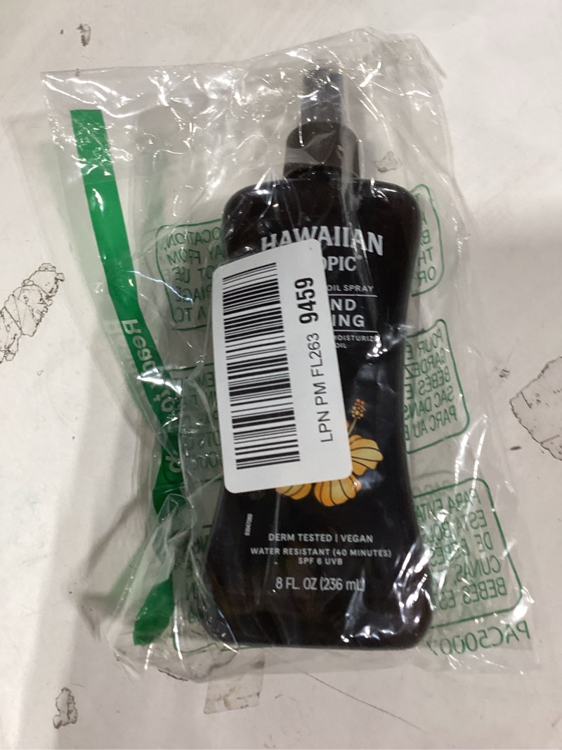 Condition photo showing Good Condition for hawaiian tropic dark tanning oil spray pump, spf 6 8 oz (packaging may vary) 8 fl oz (pack of 1)
