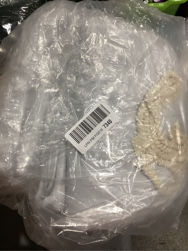 Condition photo showing New/Like New for Anytime Home Curtains Blackout and Sheer Layered Solid Window Curtain Panel Pair with Grommet Top, 52Wx84L,Greyish White 52"W x 84"L (Pack of 2) Greyish White