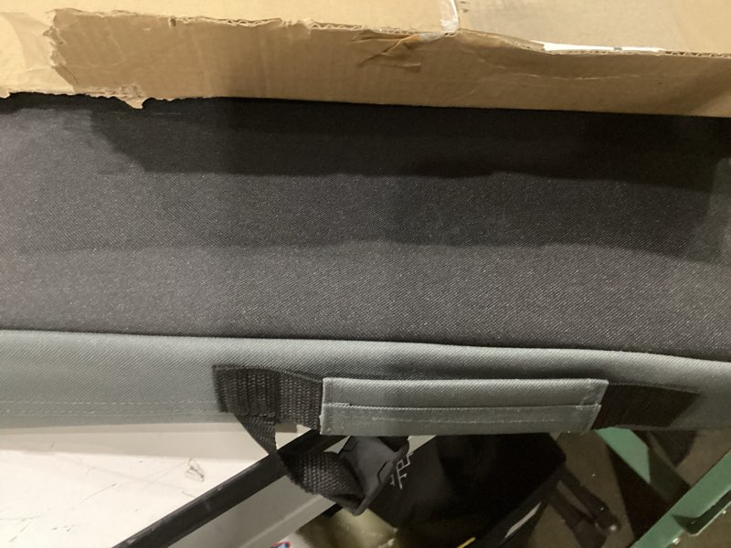 Condition photo showing New/Like New for large cat carrier 24"x16.5"x16.5" portable dog crate for small medium dogs collapsible traveling pet crate with collapsible bowl 24"x16.5"x16.5" (no litter box) grey