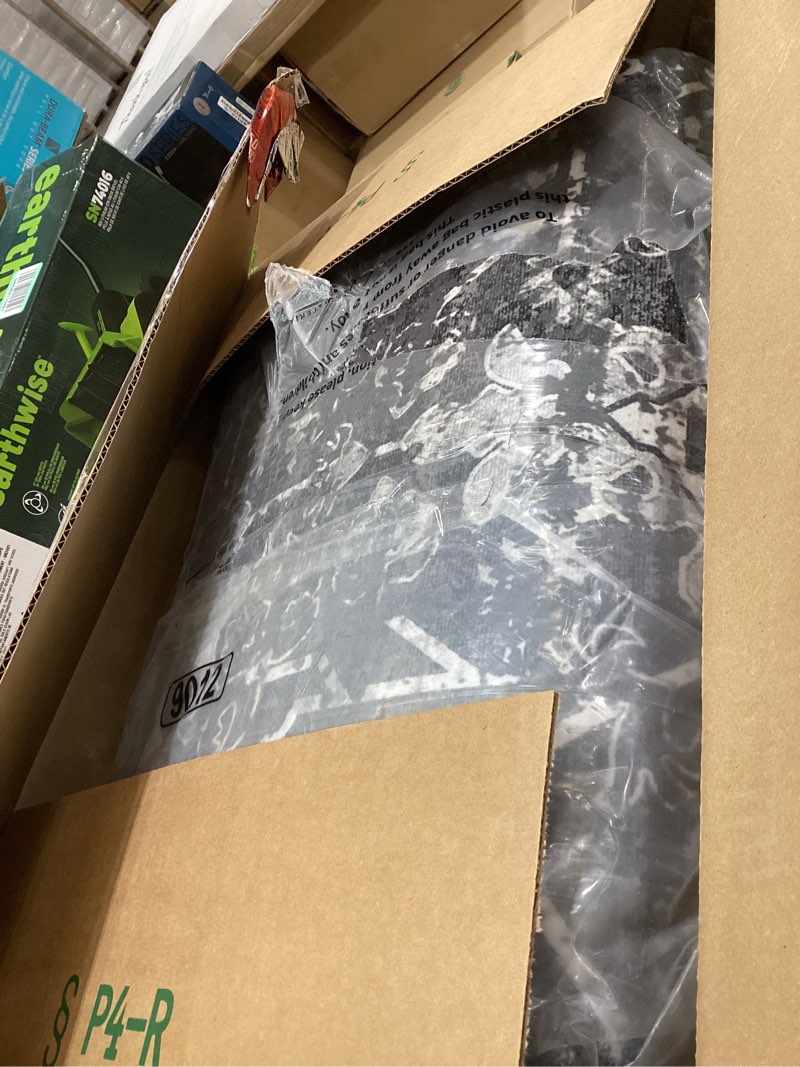 Condition photo showing Good Condition for Lahome 8x10 Area Rugs for Living Room Washable Rugs 8x10 Black Large Rug Indoor Carpet, Vintage Distressed Rug Soft Non Slip Area Rug for Bedroom Dining Room Home Office(8 x 10, Black/Grey) 8' x 10' (Rectangular) Black/Grey