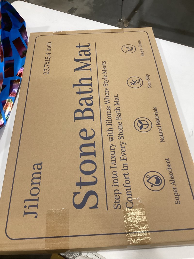 stone bath mat