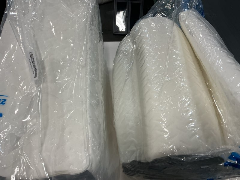 Condition photo showing Good Condition for 4PCS Orthopedic Bed Wedge Pillow Set for Sleeping, Post Surgery Foam Support Pillows for Back, Neck and Leg Pain Relief, Adjustable Triangle Pillow – Acid Reflux, GERD & Snoring Recovery, White Grey White Grey 4 Piece Set