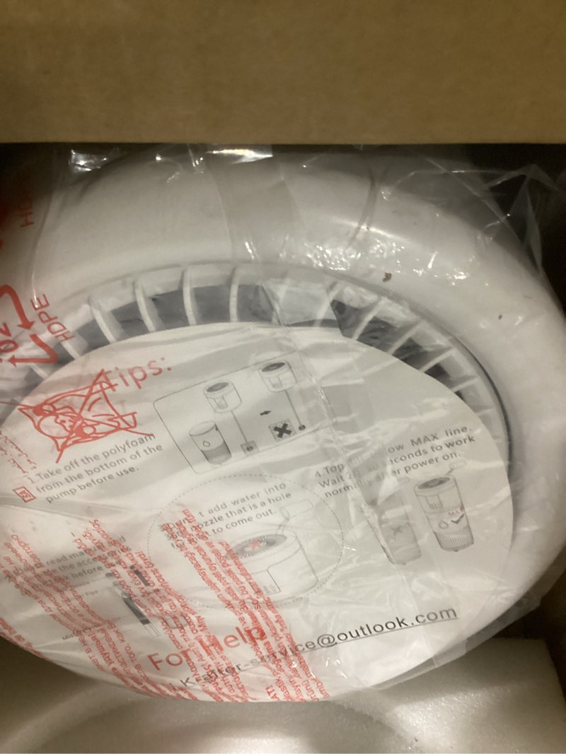Condition photo showing Good Condition for Humidifiers for Large Room Home Bedroom 2000 sq.ft. 17L/4.5Gal Large Humidifier with Extension Tube & 4 Speed Mist,Top Fill Wholehouse Humidifier with 360°Nozzle for Plant Office Commercial Greenhouse White