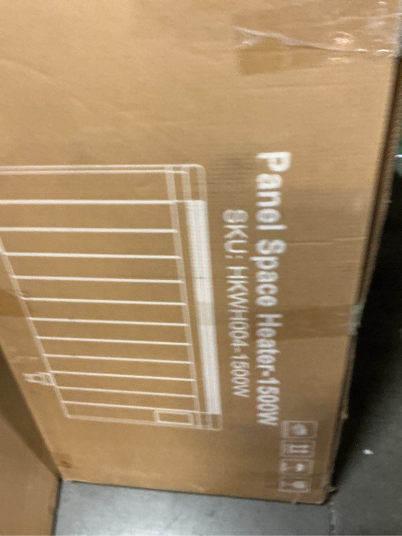 Condition photo showing New/Like New for 1500w Convection Panel Heater-Portable Electric Heaters, Plug-in Wall Heaters for Indoor Use, Fanless Ultra Quiet, Wall Mount Space Heater w/Remote Control, LED Display, Timer