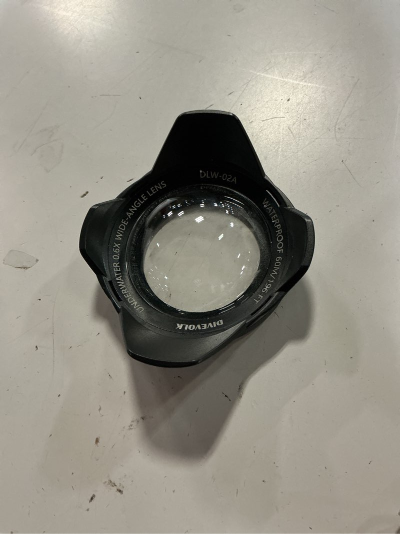 Condition photo showing Good Condition for underwater wide-angle conversion lens x0.6 for divevolk housing and action camera