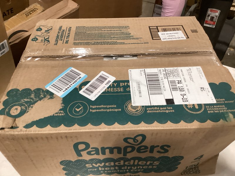 Condition photo showing New/Like New for pampers swaddlers diapers size 4  150 count (select for more options)