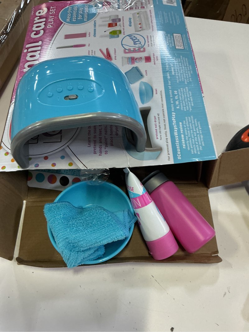 Condition photo showing As Is for melissa & doug love your look pretend nail care play set - 22pc for mess-free play mani-pedis