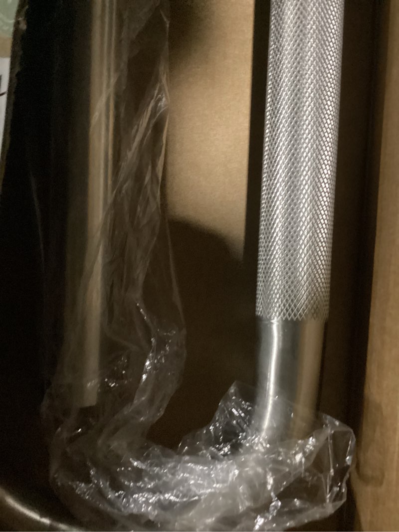 Condition photo showing New/Like New for toilet support rail 23.4x 28 inch, munzong anti-slip satin brushed nickel handicap grab bar for bathroom, stainless steel knurled safety handrails with leg for elderly disabled pregnant-1.25’tube 24 inch satin nickel 1