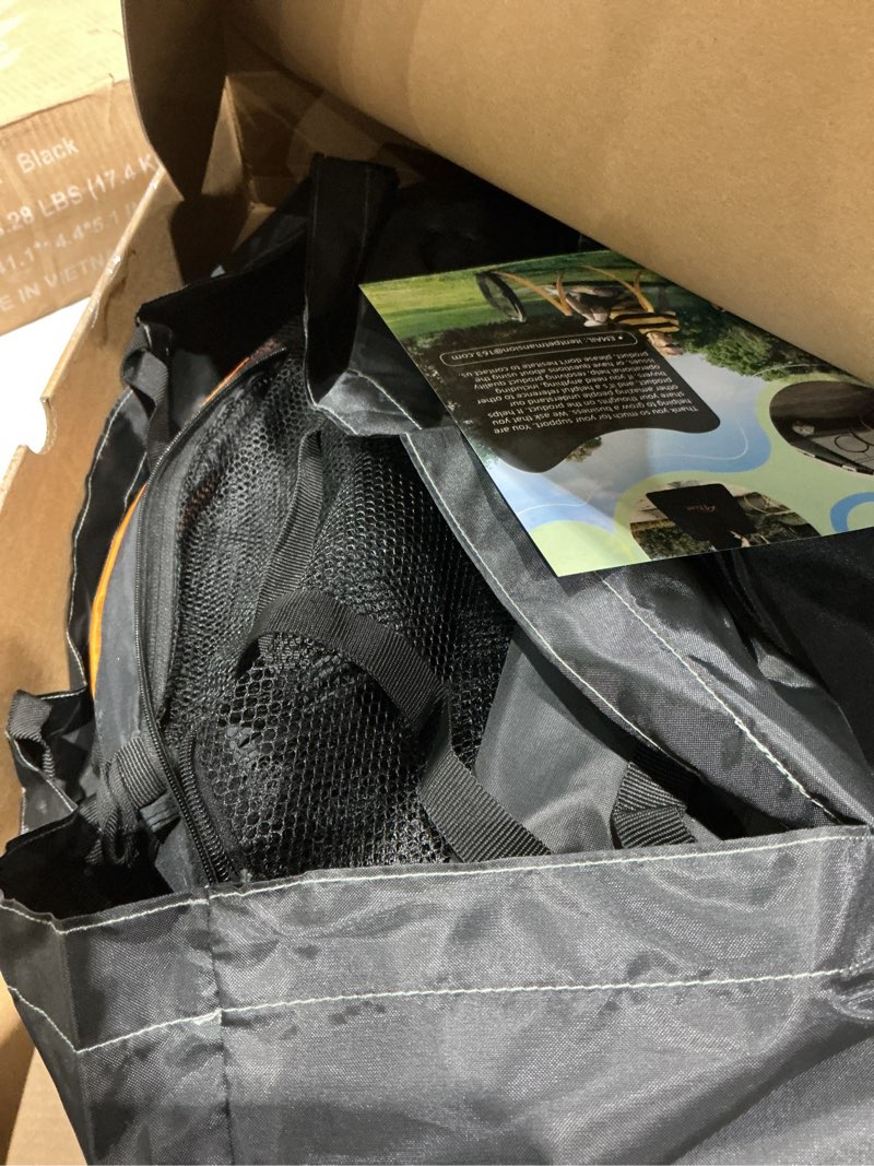Condition photo showing Good Condition for cat tent for indoor and outdoor cat enclosures(outdoor, tunnel, and playhouse) cat playpen x-large portable cat tunnel play tents for cats rabbits and small animals black