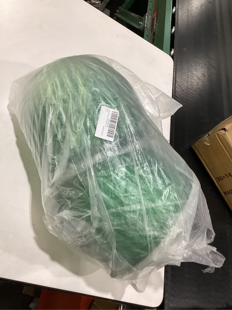 Condition photo showing Good Condition for missing peice 2 pack self watering hanging planters, 8.3\" plastic hanging flower pots with hooks & drainage holes for indoor outdoor plants