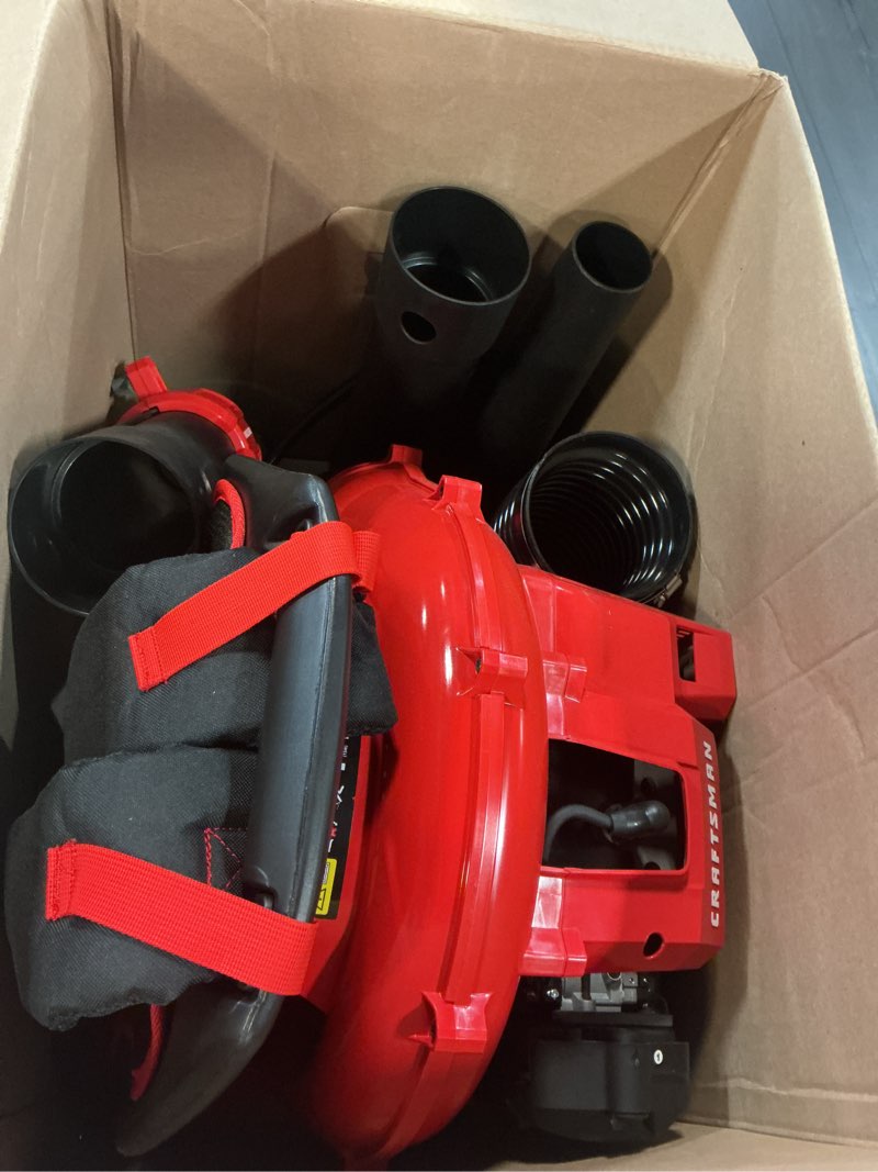 Condition photo showing Good Condition for craftsman bp510 51-cc 2-cycle 600-cfm 220-mph gas backpack leaf blower