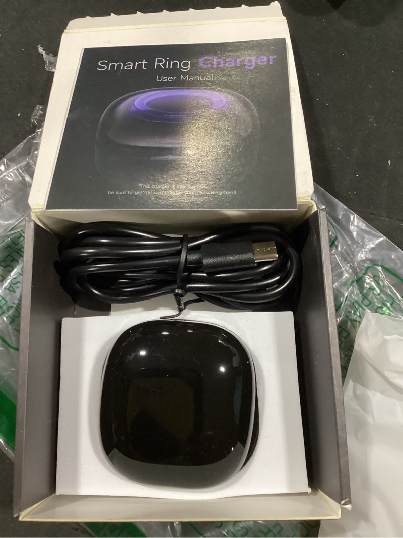 Condition photo showing Good Condition for (charging dock only) compatible with ou-ra ring gen3 - smart ring wireless charger size 6, 600mah portable travel charging dock