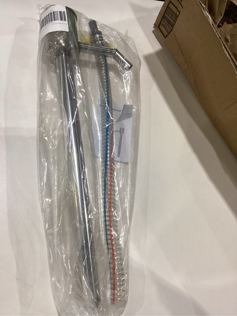 Condition photo showing New/Like New for [eiohuro] manual fuel pool sump pump oil extractor tools stainless steel hand small portable water oil pumps for water/diesel/wine/olive oil/edible
