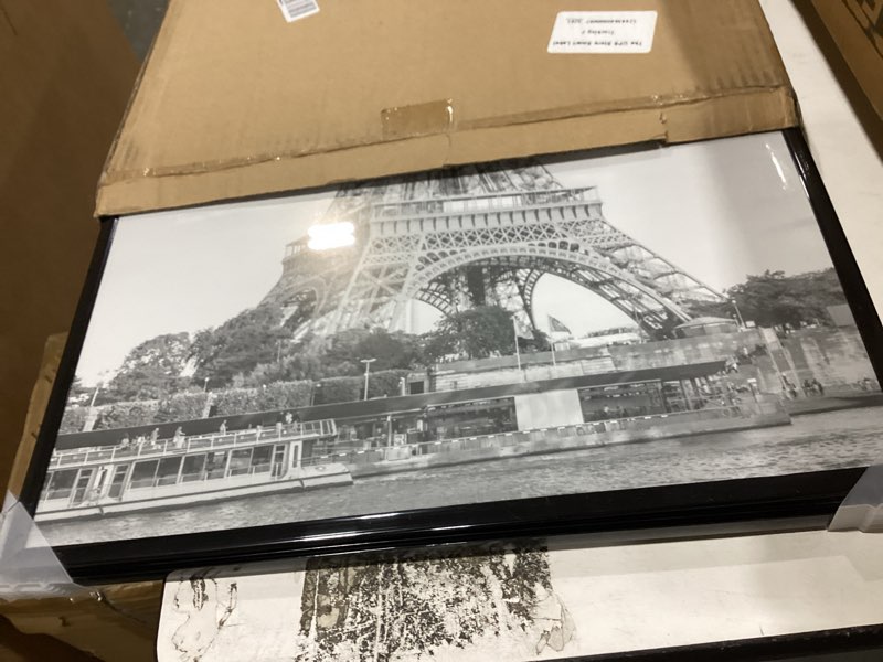 Condition photo showing Good Condition for upsimples 16x24 picture frame black 3 pack, scratch-proof poster frames 16 x 24 for photo gallery - slide-in strips, horizontal or vertical wall mounting black 16x24