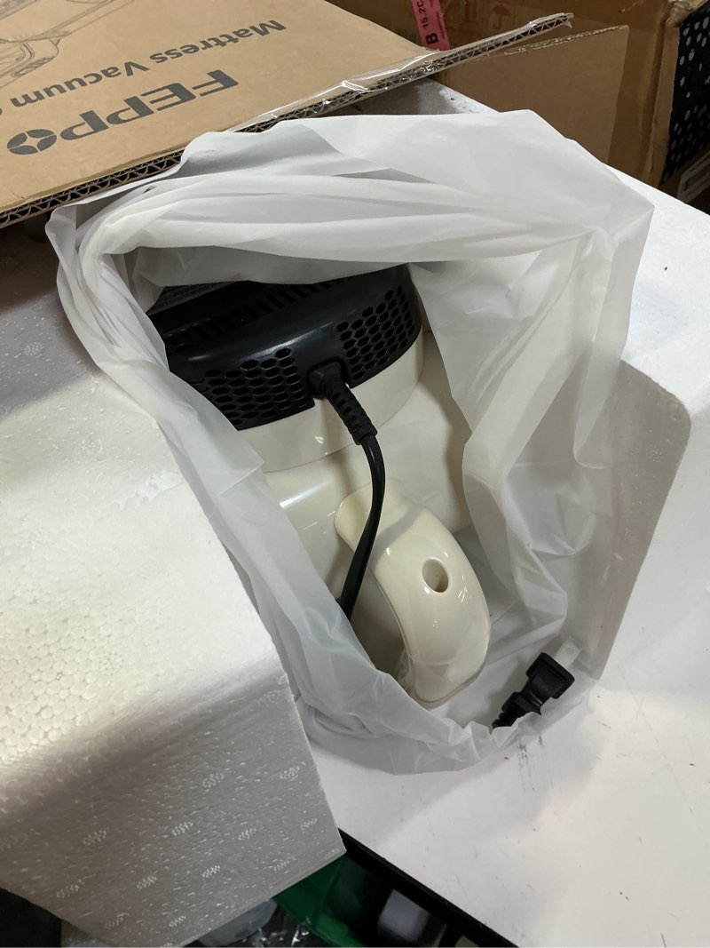 Condition photo showing Good Condition for feppo mattress vacuum cleaner, 16kpa bed vacuum cleaner with 253.7nm uv-c light, 140°f heat, hepa filter & ultrasonic, versatile handheld vacuums for bed, sofa, couch, crib(corded, 500w) white