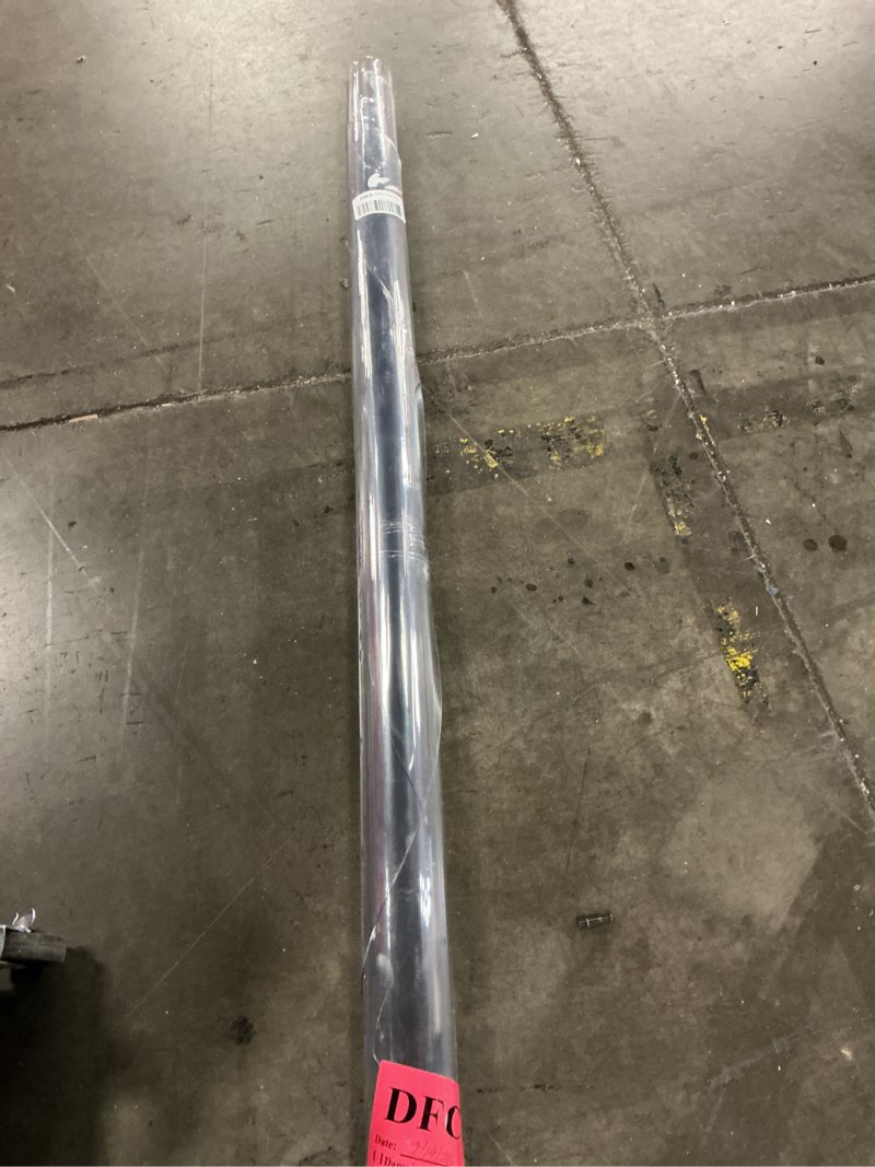 Condition photo showing As Is for Clear Round Table Cover Protector 60 Inch, 1.5mm Transparent Plastic Table Protector Waterproof, Anti-Scratch Clear Desk Mat for Office Desktop Dresser Dining Table, FDA Compliant Clear 1.5mm Round 60'' x 60''