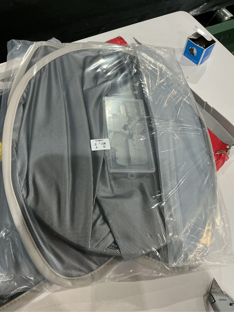Condition photo showing Good Condition for reevaa upgraded tesla model y sunshade roof [no gaps, no sagging] tesla y accessories heat insulation foldable glass sunroof cover for model y 2020-2025 (not fit new y juniper), 2pcs, gray model y (2020-2025) gray