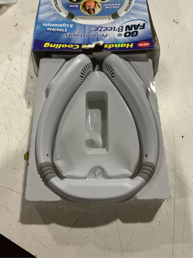 Condition photo showing As Is for go fan breeze neck fan