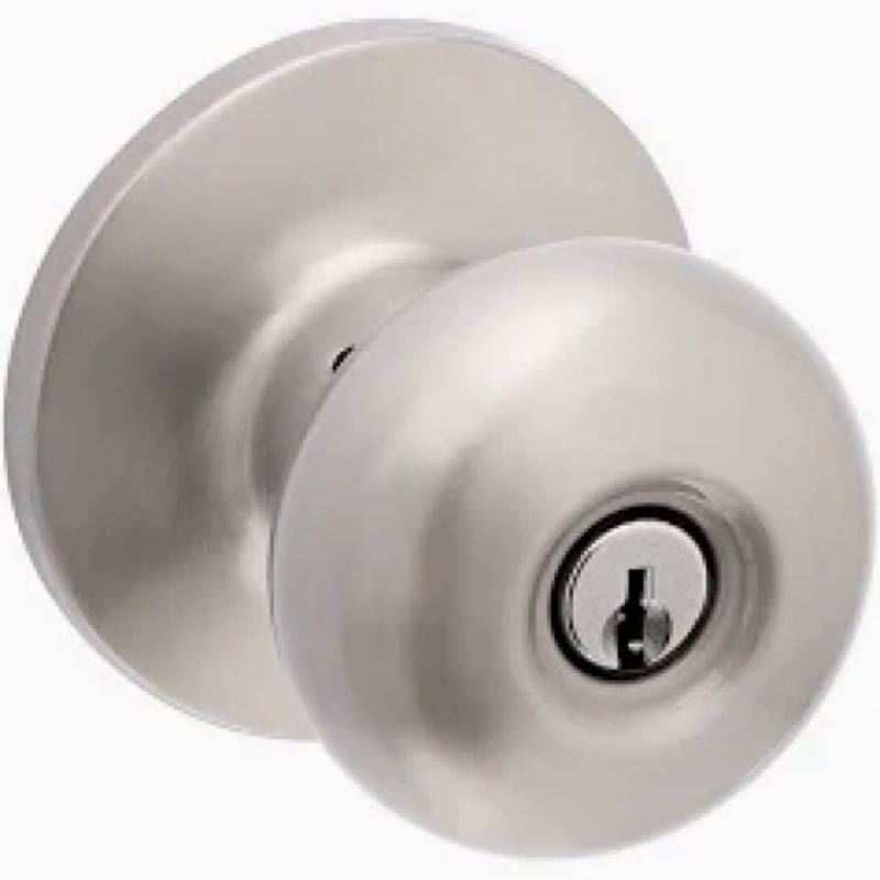 Reliabilt stainless steel doorknob 